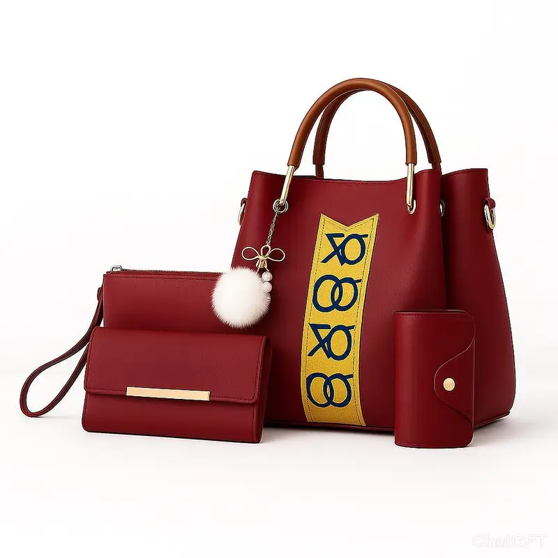 Ladies Leather Bags Set